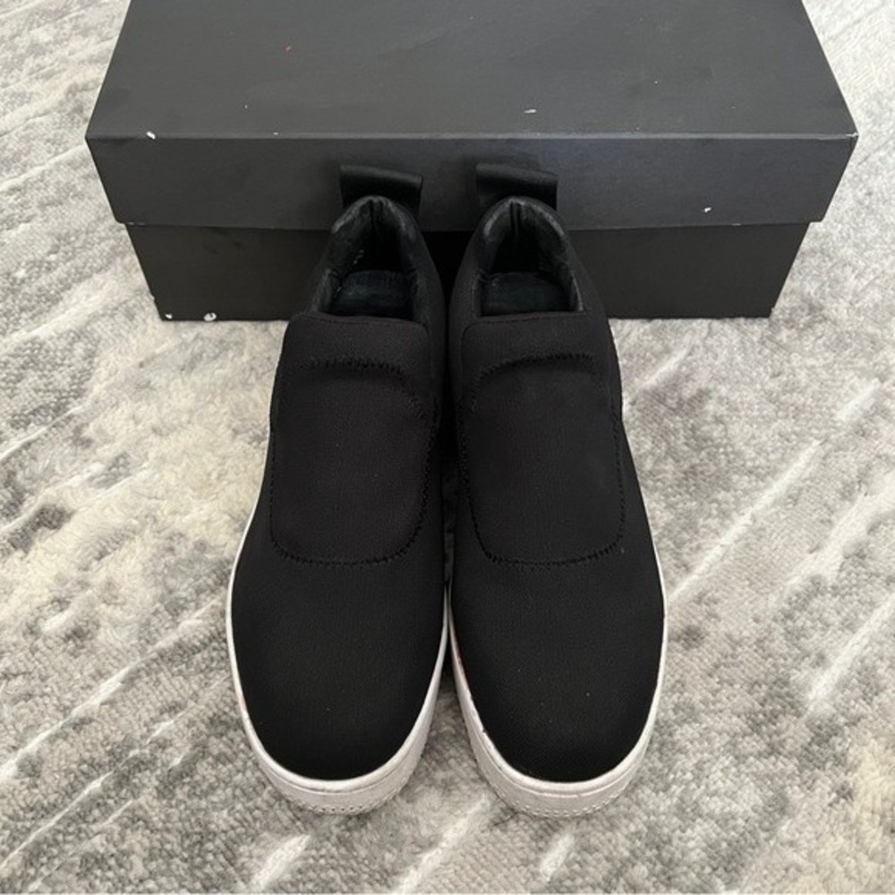 Windsor Smith 50mm Speedy Nylon Mesh Slip On Sneakers in Black - Picture 3 of 12